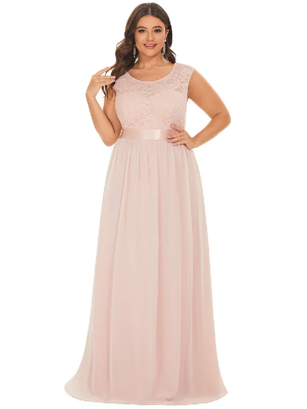 Wholesale Plus Size Fahion Lace Bridesmaid Dresses