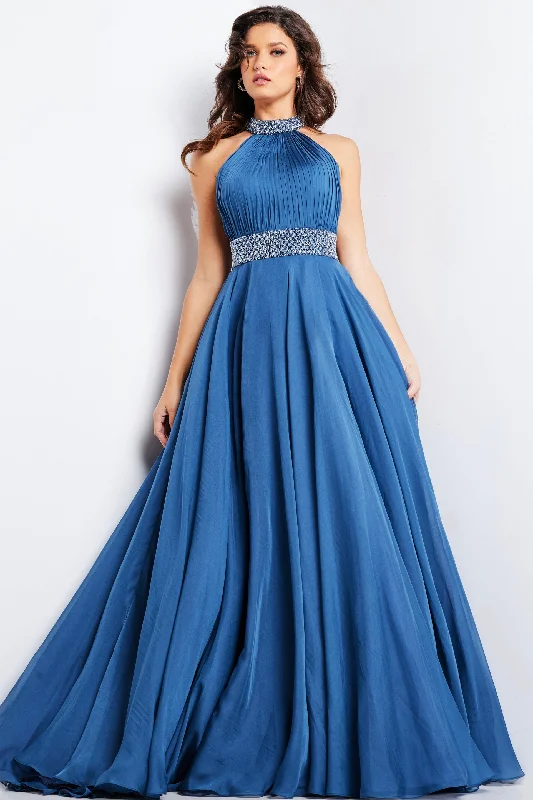 Vivid Color Gown Jovani 36749 Long Formal Prom Ball Gown