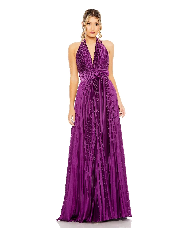 Dazzling Evening Dress Mac Duggal 11636 Prom Long Halter Formal Dress