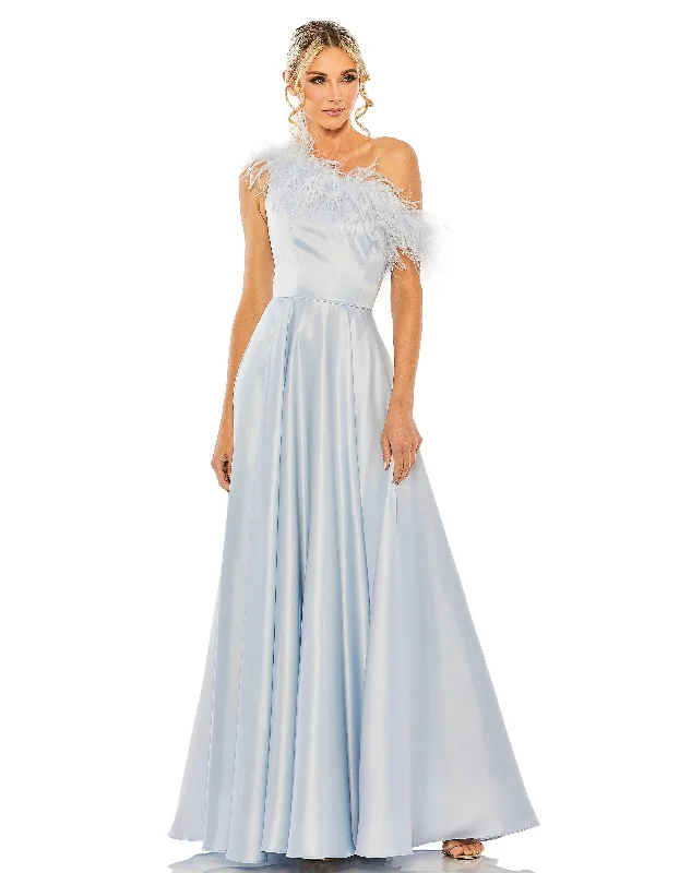 Cinderella Style Dress Mac Duggal 11684 Long Formal One Shoulder Prom Gown