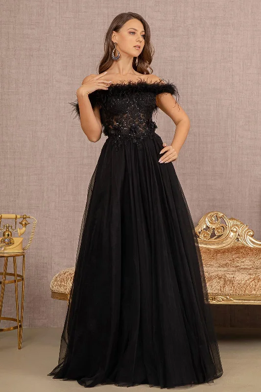 Charcoal Gray Gown Prom Long Formal A Line Dress