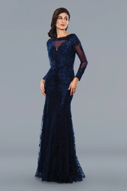 Dazzling Evening Dress Stella Couture 19018 Long Fitted Formal Gown