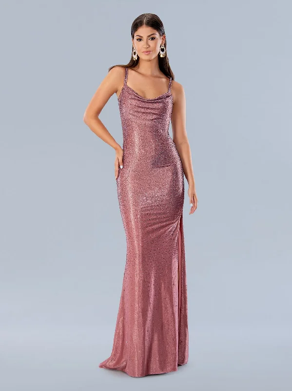 Glittering Evening Gown Stella Couture 24106 Prom Beaded Long Formal Gown