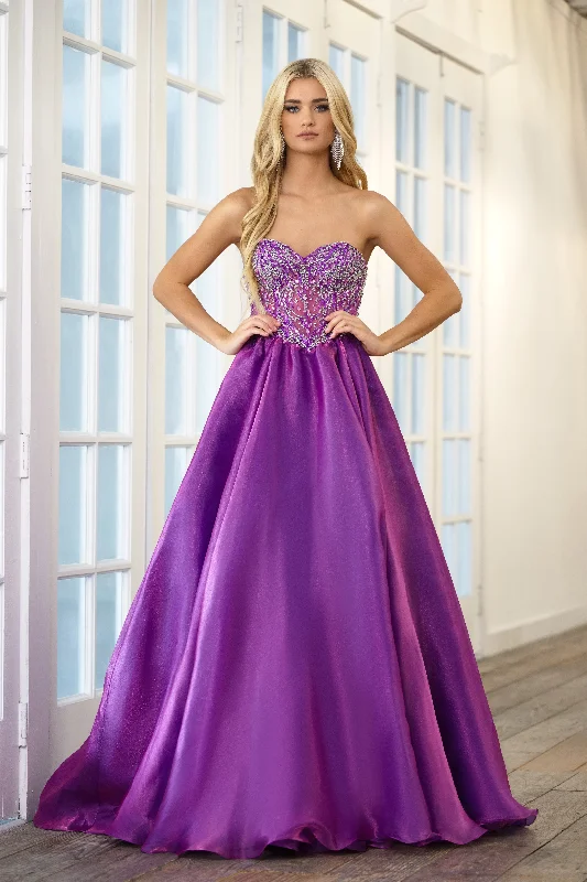 Artistic Embroidered Dress Ava Presley 28588 Long Prom Formal Ball Gown