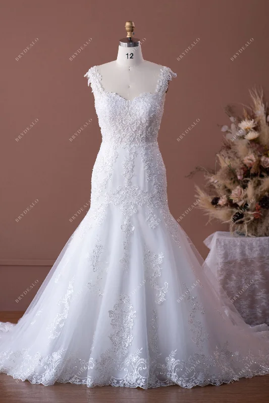 Country Wedding Trumpet Gown