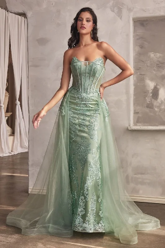 Ethereal Formal Gown Cinderella Divine J858 Sage 12 Sale