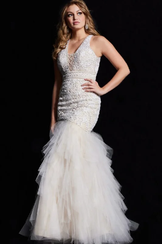 Jovani 25854 Long Formal Mermaid Evening Dress