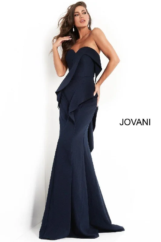 Fashionista’s Dream Dress Jovani 4466 Long Formal Strapless Evening Dress Sale