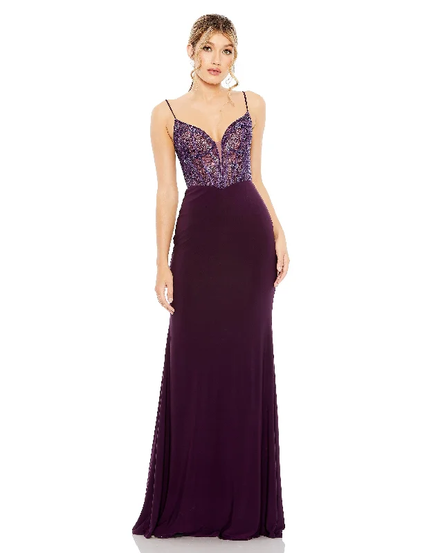 Perfect Prom Dress Mac Duggal 50709 Long Formal Fitted Prom Dress