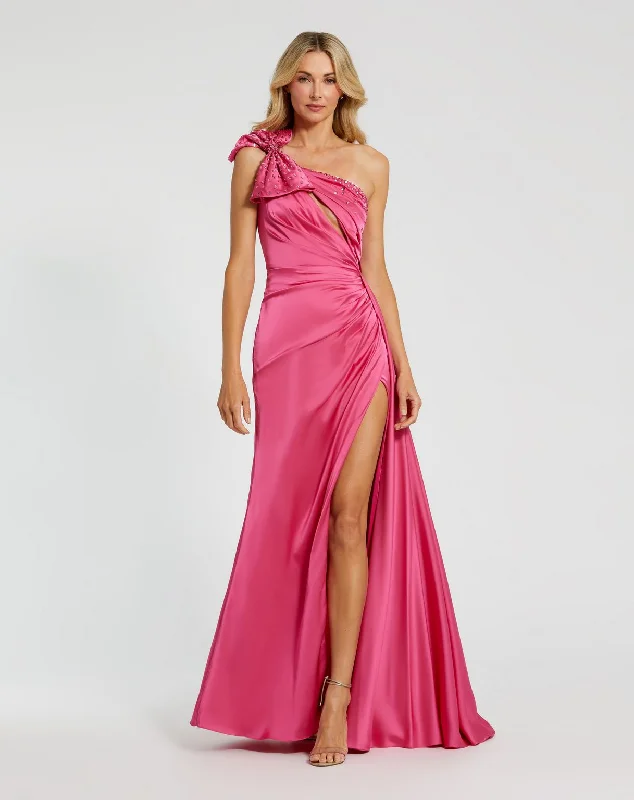 Statement Chiffon Dress Mac Duggal 11788 Long Formal Prom Dress