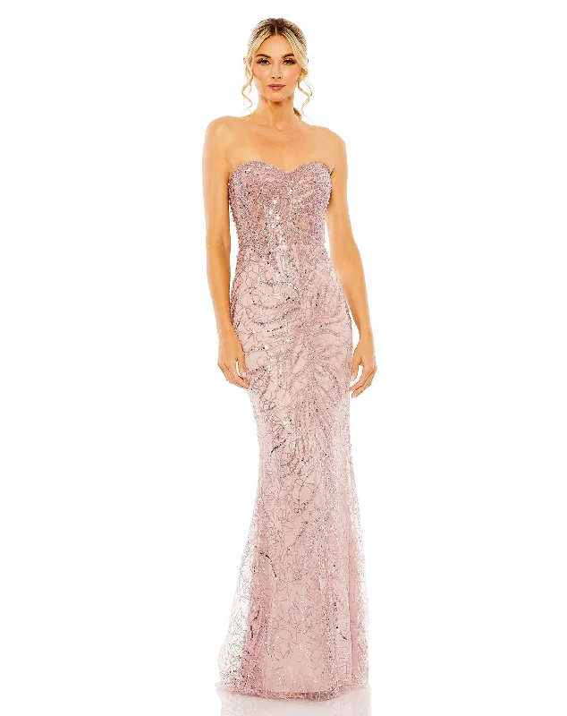 Perfect Prom Dress Mac Duggal 20544 Glittered Long Prom Dress