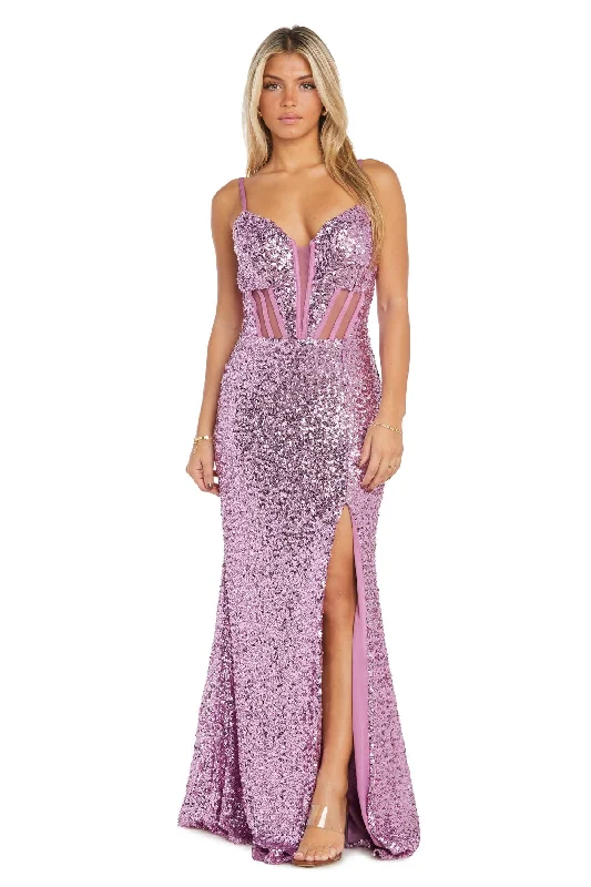 Morgan & Co 13273 Prom Long Formal Fitted Evening Dress