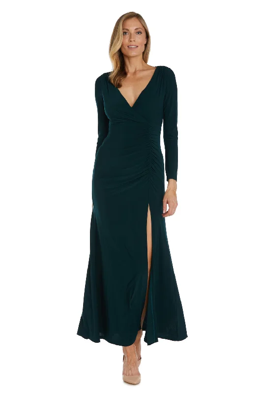 Hollywood-Inspired Gown Nightway 22213 Long Sleeve Evening Formal Dress