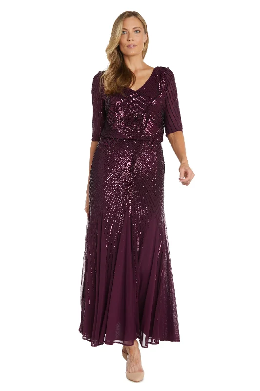 Perfect Prom Dress R&M Richards 9788 Formal Sequined Beaded Long Dress