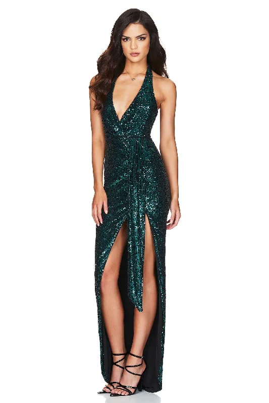 SELENA HALTER GOWN