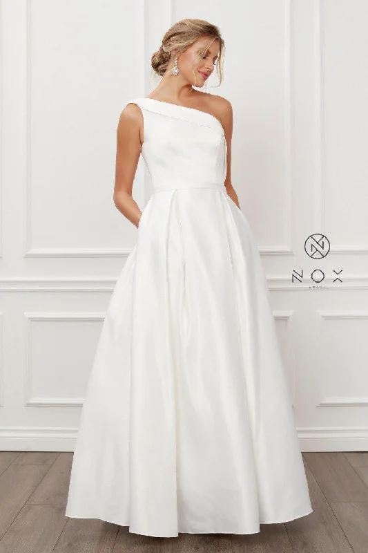 Chic Maxi Dress White 6 Nox Anabel Long Wedding Dress Sale