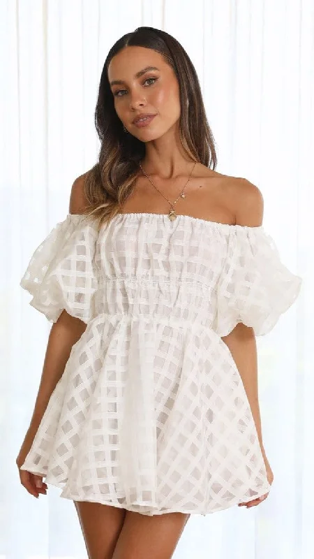 Malery Mini Dress - White