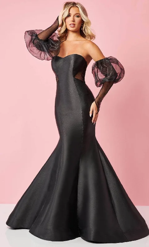 Vivid Color Gown Rachel Allan 70341 - Mikado Gown