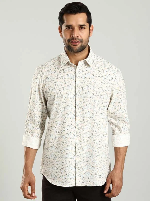 Men Printed Full Sleeve Cotton Blend Shirt