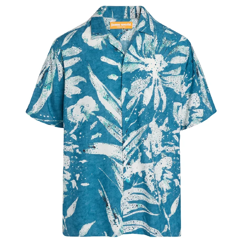 Men's Retro Shirt - Lau Kala Teal