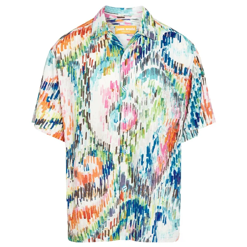 Men's Retro Shirt - Paisley Rain