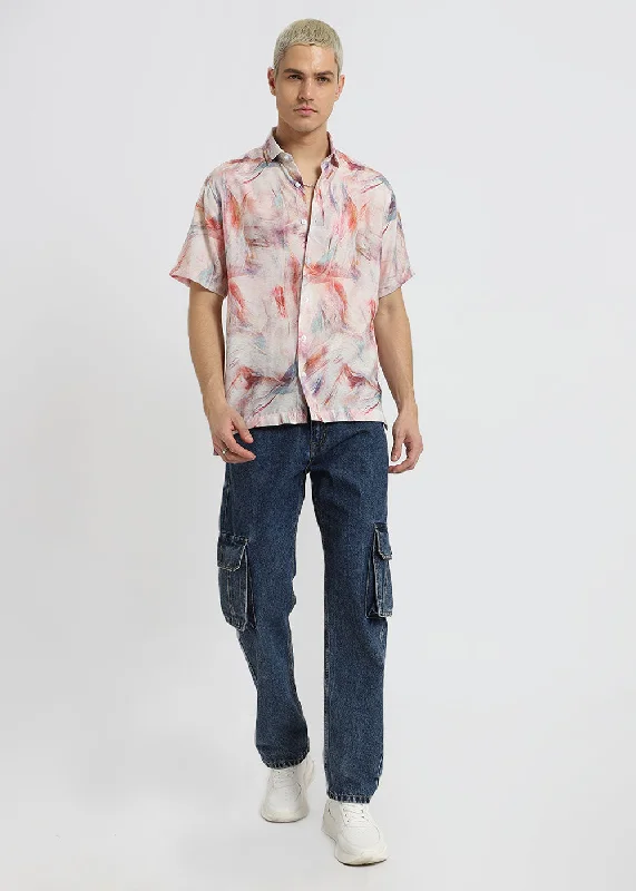 Multi Stroke Printed Shirt