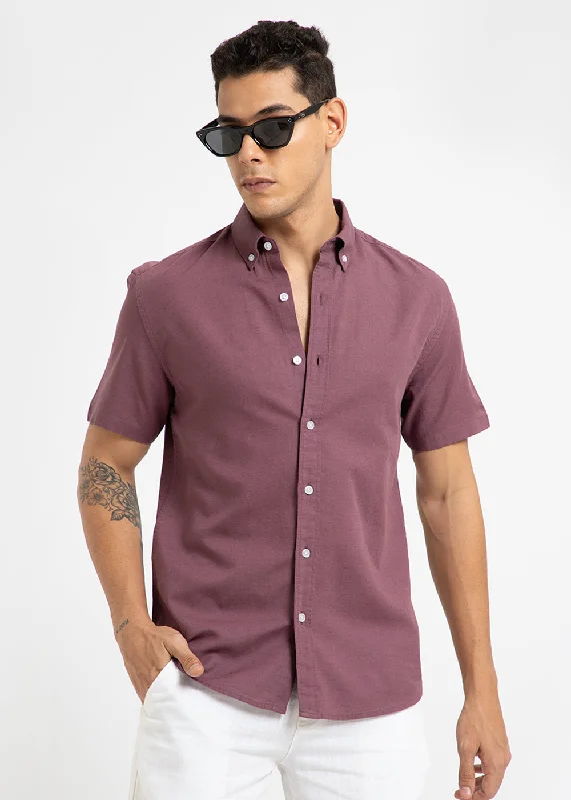 Violet Cotton Linen Shirt