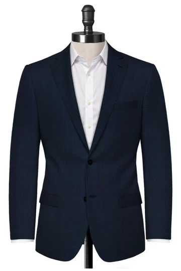 Blue Birdseye Blazer