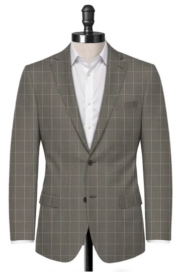 Grey Window Pane Blazer