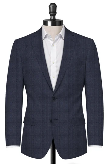 Blue & Grey Tweed Blazer