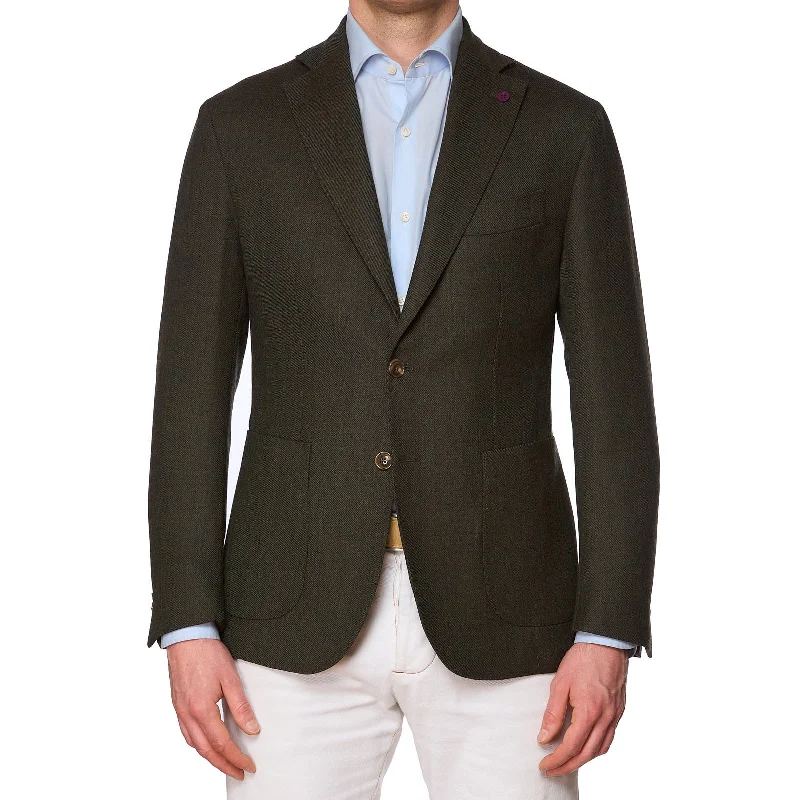 SARTORIA PARTENOPEA Wool Super 120's Unlined Jacket NEW Current Model