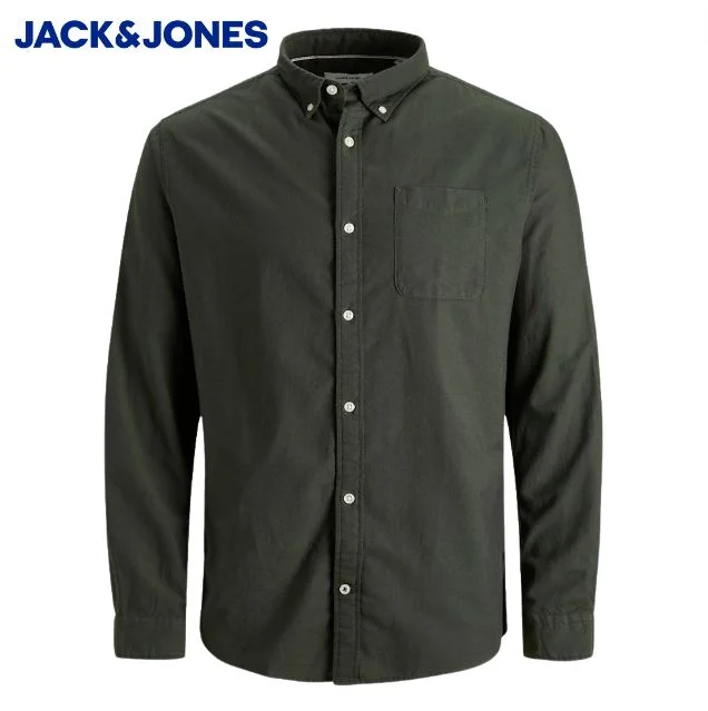 Jack & Jones Oxford Forest Green Shirt Green