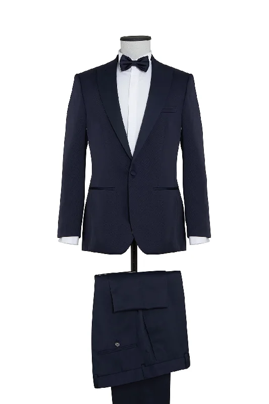 Slim Fit Navy Peak Lapel Classic Tuxedo