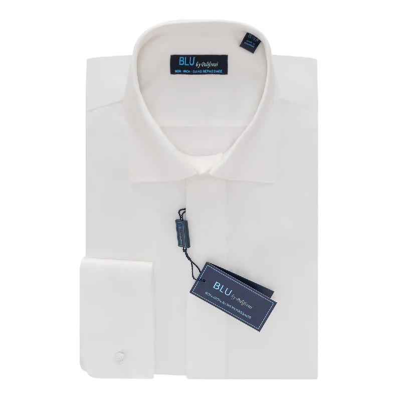 Miami Tuxedo Dress Shirt - White French Cuff